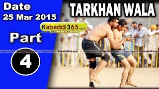 Tarkhan Wala (muktsar) Kabaddi Tournament 25 Mar 2015  Part 1 by Kabaddi365.com