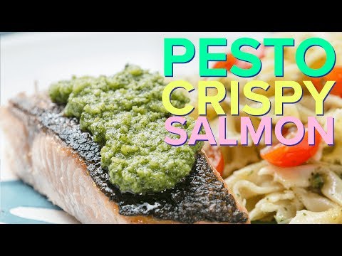 Pesto Crispy Salmon