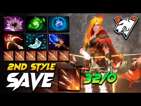 VP.Save- Windranger 32/0 2nd Style Arcana - Dota 2 Pro Gameplay [Watch & Learn]