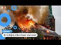 Grote brand in kerk, kerk gedeeltelijk ingestort