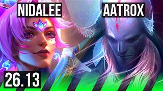 NIDALEE vs AATROX (JGL) | Good KDA: 21/1/11, 53K damage | EUW Master | 26.13