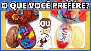 🔄 O QUE VOCÊ PREFERE?🐰🥕 Edição: Páscoa | Jogo das escolhas | #buuquiz #quiz #oqvcprefere