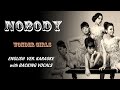 WONDER GIRLS - NOBODY - ENGLISH  VER. KARAOKE with BACKING VOCALS