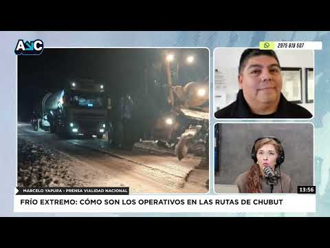 FRÍO EXTREMO: CÓMO SON LOS OPERATIVOS EN LAS RUTAS DE CHUBUT