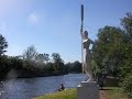 Скульптура «Девушка с веслом» СПб-2015 