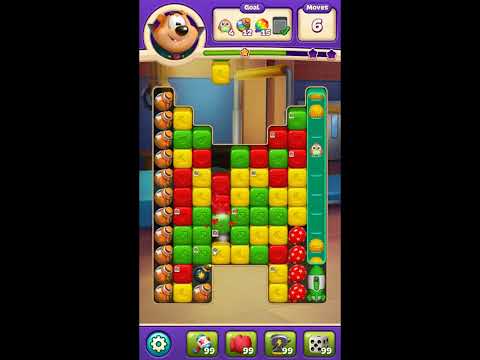 Toon Blast Level 8486 - NO BOOSTERS 🐻🐺🐱 | SKILLGAMING ✔️