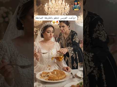 العروسة تاكل الكنافة بتهور في زفافها.. وأخت العريس تنتقم بالطريقة الصاعقة! 😂🔥