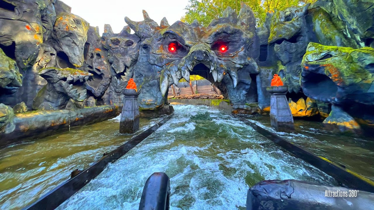 MyDisneyFix | [4K] Best Themed River Rapids Ride | Excalibur Rapids ...