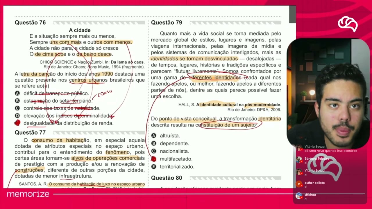 Resolução em Vídeo — Questão 79 ENEM 2019 PPL