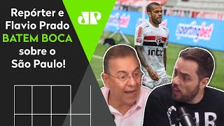 Flavio Prado e repórter batem boca: ‘Se o São Paulo perder esse título, vai ser vergonhoso’