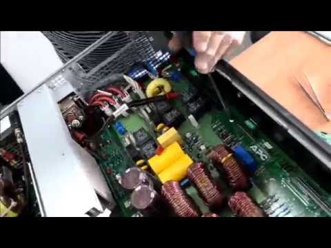 APC SURT7500XLI после подключения автомобильных АКБ (ошибка 01100)