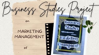 ||BUSINESS STUDIES project work for Class12th on MARKETING MANAGEMENT of SHAMPOO||