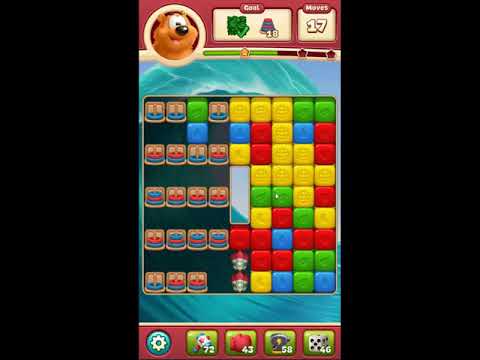 Toon Blast Level 2906 - NO BOOSTERS 🐻🐺🐱 | SKILLGAMING ✔️