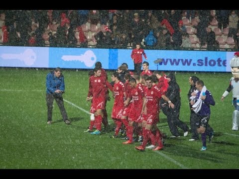 Feestvreugde na KV Kortrijk - Club Brugge 2013-2014