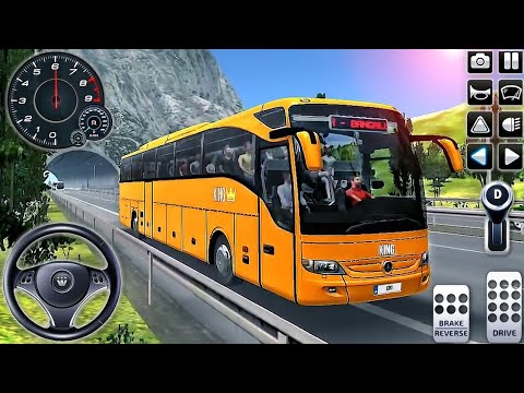 Offroad Bus Driving Simulator - Uphill Bus Mountain Driving 3D - Android gameplay