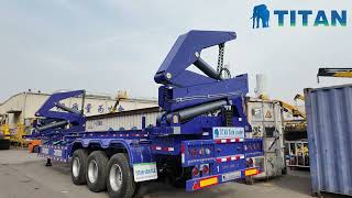 Semi-trailer dengan sasis untuk kontainer Titan 37 Ton Container Side Loader Trailer for Sale in Ghana baru | Gambar 4 - Autoline