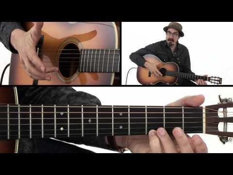 Beginner Fingerstyle Blues Lick #1 - Guitar Lesson - David Hamburger