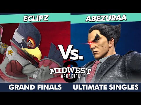 Midwest Arcadian 6 GRAND FINALS - Eclipz (Falco) Vs. abezuraa (Kazuya) SSBU Ultimate Tournament