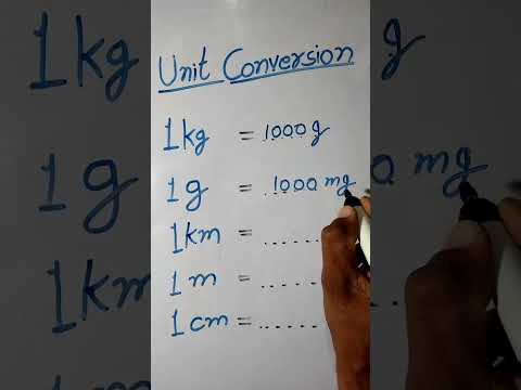#unitconversation  // kilograms to grams // km to meter//