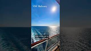 “MSC Virtuosa Balcony Tour 🚢 | Amazing Aft Views!” #CruiseLife #MSCVirtuosa #BalconyViews