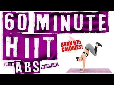 60 Minute HIIT With Abs Workout 🔥Burn 675 Calories! 🔥