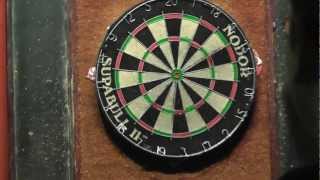 preview picture of video 'Colin 2013: Lauren and Kirk playing darts'