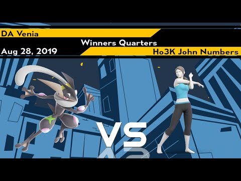 [Smash Ultimate] Xeno176 (W.Quarters) - DA Venia vs Ho3K John Numbers
