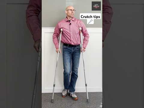 Crutch mistakes to avoid!! How to properly use crutches 🩼💯 #athlete #injury #crutches #knee
