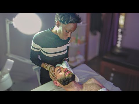 'Wipe Away the African Sweat' Facial and Massage ASMR with Prisca – Kampala 🇺🇬