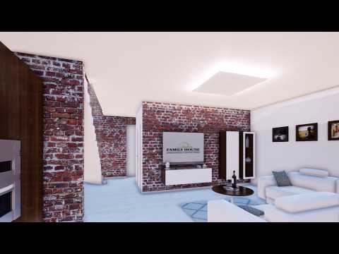 Projekt domu - interiér poschodového rodinného domu NIKA 2