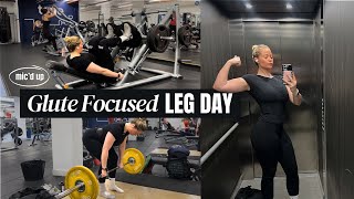 Glute & hamstring focused LEG DAY *intense + realistic*