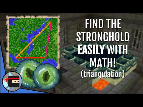 Easily Find THE STRONGHOLD Using MATH! (Triangulation/Trigonometry) | Minecraft Tutorial