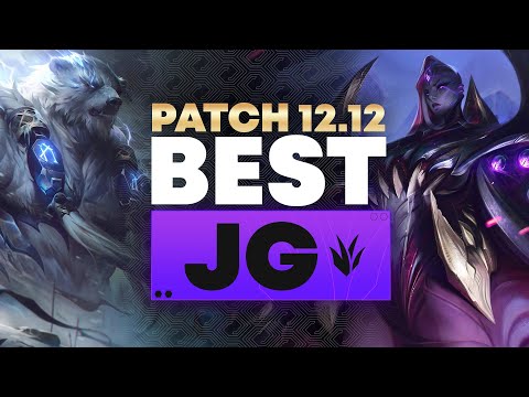 The BEST Junglers For All Ranks On Patch 12.12! NEW S Tier! | Season 12 Tier List League of Legends