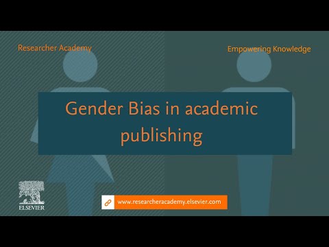 Gender Bias in academic publishing