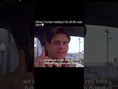 The moment When Truman Realized his entire life was Fake💀 || ⚡️🎥📺: The Truman Show (1998)