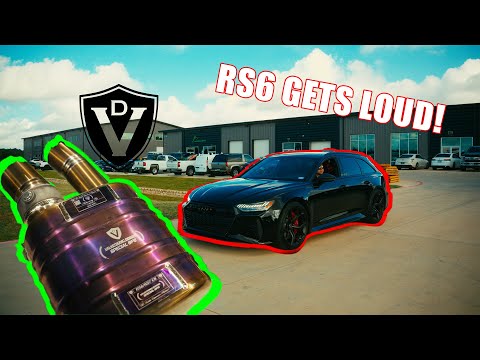 2024 Audi RS6 Valvetronic Exhaust and APR Plus Tune Before and After