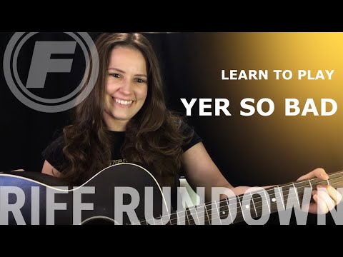 Learn To Play "Yer So Bad" by Tom Petty