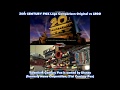 20th Century Fox 2009 2024 Logo Comparison LEGO September Updated 2019