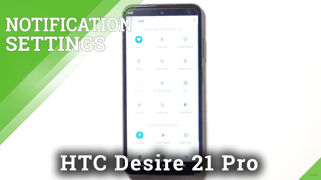 How to Adjust Notification Bar Icons in HTC Desire 21 Pro – Customize Notification Bar
