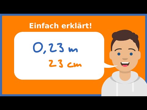 Dezimalschreibweise bei Größen (einfach erklärt) | Herr Locher