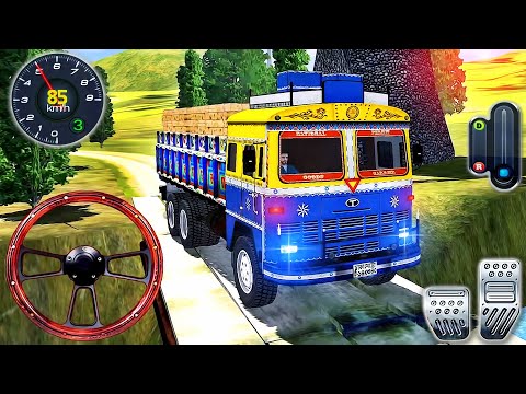 Indian Cargo Truck Offroad Simulator - Heavy Transport Mountain Driving - Android GamePlay #2