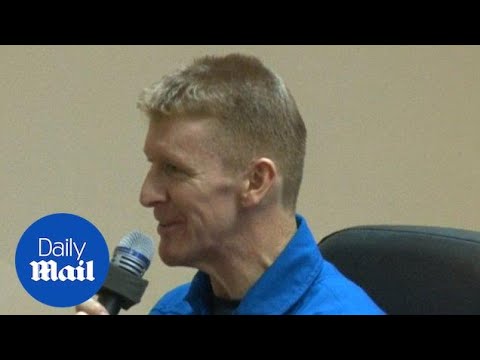 Interview with the ISS Crew before their important flight - Daily Mail