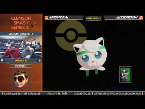 Clemson Smash Series 25 - Winners R3 - Panko (Jigglypuff) vs. What. (Marth) - SSBM