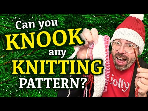 Knooking the Tom Daley Advent Knit-Along | Will this work using just a hook? 