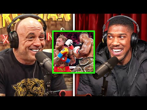 Joe Rogan & Anthony Joshua LAUGH at Jake Paul After KNOCKOUT Loss..