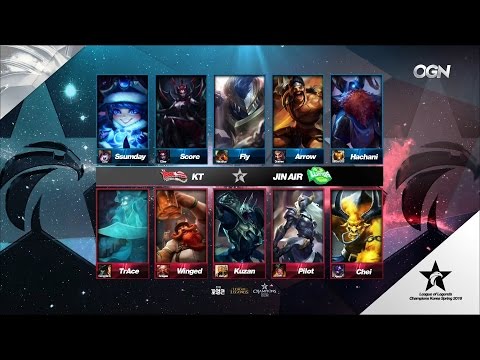 JAG vs KT Game 2 Highlights - JIN AIR GREENWINGS vs KT ROLSTER - LCK Week 9 - SPRING 2016