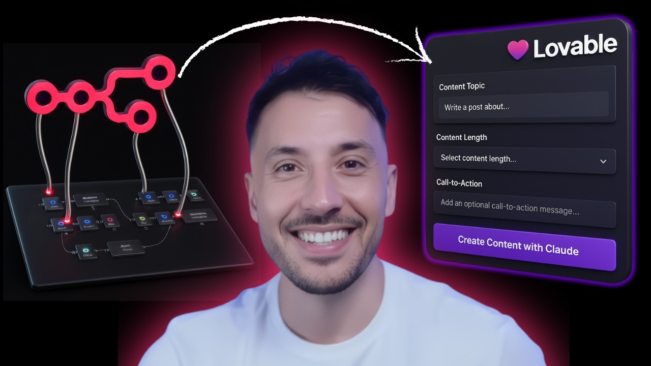 I Built a Full AI UGC App with n8n + Lovable (No-Code)