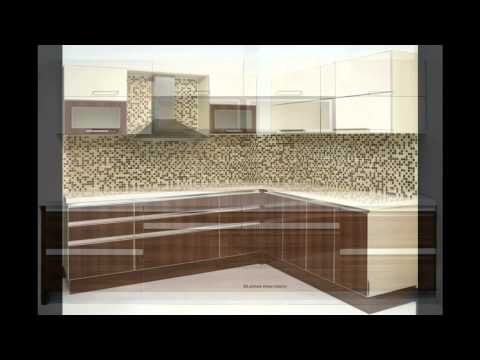 Wooden Modern L Shape Modular Kitchen