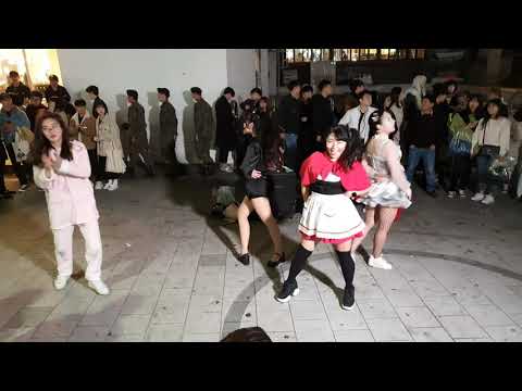 도미넌트(Dominant) Halloween Special/ 고고베베(gogobebe)-마마무(MAMAMOO) 20191026 홍대버스킹 직캠