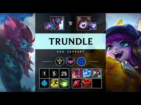 Trundle Support vs Lulu - EUW Master Patch 25.21